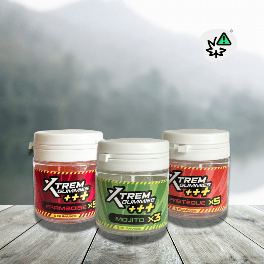 THC Xtrem 5mg Gummies: Mojito, Waassermeloun oder Himbeer